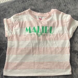 Epic Threads Pink and White Striped Tee